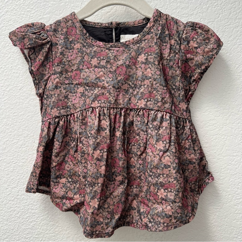 Jamie Kay babydoll floral top 2T